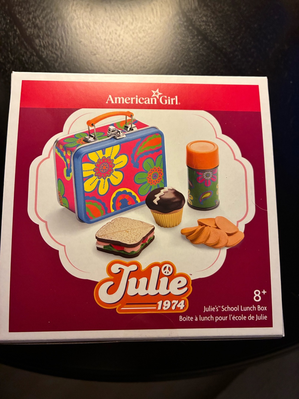 American Girl Julie Floral Lunch Box Set